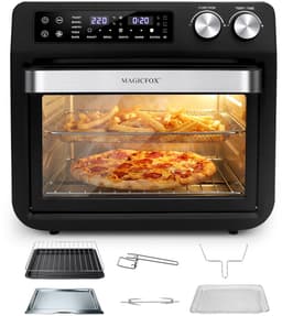 25L Elektrische Heteluchtfriteuse-10 In 1 Heteluchtfriteuse-toasten,bakken-grillen-dehydrateren- rotisserie etc. — thumbnail 1