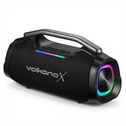 VolkanoX Ignite Bluetooth Speaker - Muziek box - 140W Partybox met RGB Verlichting - Spatwaterdicht - TWS - Zwart — thumbnail 2