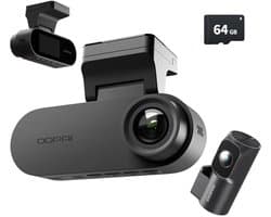 Dashcam Auto Camera Voor en Achter - 4K Beeld - met 64GB SD Kaart - GPS - DDPAI N2