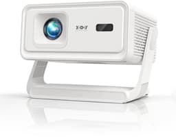 XGODY Premium Mini Beamer - Alles-in-één Smart TV Projector - 2026 model - Android 14.0 - WiFi 6 & Bluetooth 5.4 - 4k ondersteuning - Beamer - Inclusief Hdmi kabel - Home Cinema - Wit — thumbnail 1