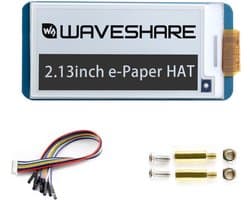 2.13 Inch E-Paper Display HAT voor Raspberry Pi Zero - 250x122 Resolutie E-Ink Scherm met SPI Interface