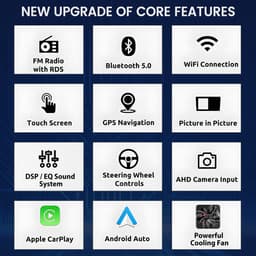 Junsun Android 15 Autoradio Geschikt voor Peugeot 107 Citroen C1 Toyota Aygo, Draadloze CarPlay & Andriod Auto, DAB+, GPS-Navigatie, Bluetooth, Stuurwielbediening, 10,1-inch Touchscreen, WIFI, DSP, RDS, Quad-core processor — thumbnail 4
