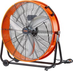 VEVOR Trommelventilator Vloerventilator Staande Ventilator 3 Snelheden 145W 78x71x32CM — thumbnail 1