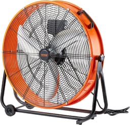 VEVOR Trommelventilator Vloerventilator Staande Ventilator 3 Snelheden 145W Incl. Timer — thumbnail 1