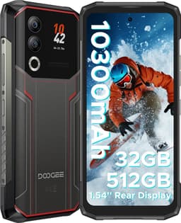 DOOGEE Blade20 Ultra - Smartphone - Telephone - 10300mAh /18W - 32GB RAM +512GB ROM - 6.6 inth +90Hz HD - T7250 octa core -Android 14 - IP68 - Rood — thumbnail 1