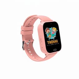 TREKKI® GPS Kinder Smartwatch Roze – Kindersmartwatch met Bellen & Videobellen – SOS Knop – GPS Tracker – Kinderhorloge — thumbnail 4