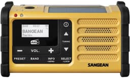 Sangean MMR-88 DAB+ Outdoorradio DAB+, VHF (FM) Noodradio Acculaadfunctie, Zaklamp, Zonnepaneel, Handslinger Zwart, Gee — thumbnail 2