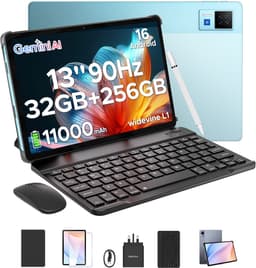 DOOGEE U13 VIP Android Tablet - 13 inch - met toetsenbord/gamepad/muis-32GB+256GB/2TB gaming tablet- 11000mAh batterij-vier speakers-13MP + 5MP camera aan de achterkant - octa-core processor-ondersteunt 2.4G+5G WLAN - Bluetooth 5.0-gezichtsherkenning — thumbnail 1