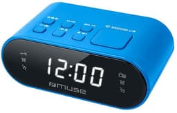 Muse M-10BL - Compacte wekkerradio - voorkeuzezenders - dimbaar display - sleep / snooze - back-up batterij — thumbnail 3
