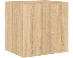 Zwevend TV-wandmeubel met LED-verlichting - Media Kast voor Woonkamer