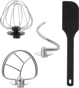 Florixa® Mixer met Mengkom - Keukenmachine - Keukenrobot - Inclusief Extra Accessoires - Antraciet- Zwart - ‎‎3 cm x 25 cm x 17 cm — thumbnail 5