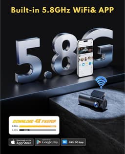 Florixa® Dashcam Voor en Achter - Dashcam - Dashcam Voor Auto - Zwart -‎5x 10x 4cm; 300 g — thumbnail 3