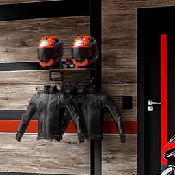 Universele Helm Houder voor Motor & Scooter - Wandmontage Motorhelm & Accessoire Oplossing — thumbnail 4