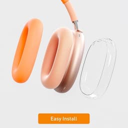 Transparante Siliconen Beschermhoes voor AirPods Max Oorschelpen en Hoofdband — thumbnail 4