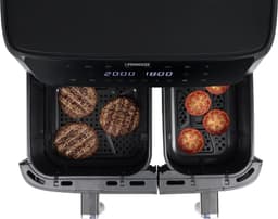 Princess 182470 Dubbele Airfryer - 6,5L + 4,5L inhoud - 2700 W - XXL - 11 liter - 8 programma's - Dubbele heteluchtfriteuse - Digitaal bedieningspaneel - 80 tot 200 Graden — thumbnail 5