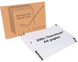 Impressora Térmica - Thermisch A4 papier - 200 vellen - Mini printer - Thermische printer - Pocket printer