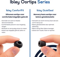 Ibley ComfortFit Siliconen tips voor Samsung Galaxy buds pro zwart - Siliconen Earplug - S/M/L formaat - 3 paar - 3 maten — thumbnail 3