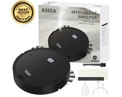 iRobot®- Ai Clean Start Robotstofzuiger - Robotstofzuiger met Dweilfunctie - Robot Stofzuiger - Robot Stofzuiger met UV-Reiniging – Slimme Mini Robotstofzuiger – Stil (55dB) – Automatisch Schoonmaken – Oplaadbaar – Voor Harde Vloeren & Tapijt