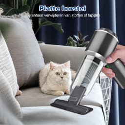 Sander Shop 2-in-1 handstofzuiger accu, 15000PA handstofzuiger, draadloos, autostofzuiger, sterk, 3 snelheden 80.000 tpm elektrische stofblazer persluchtspray voor het reinigen van auto, keuken, pc, bank, kantoo — thumbnail 7