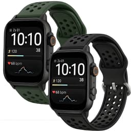 Cinturio Commander Smartwatch - Twee bandjes Aero Green & Aero Black - Omoled Scherm - Voor heren en voor dames — thumbnail 1