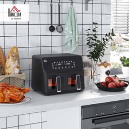 Olievrije Airfryer 8L met 8 Vooraf Ingestelde Programma's - Koken, Braden en Grillen — thumbnail 6