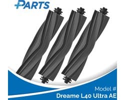 Dreame L40 Ultra AE Borstels (3 Stuks, Plus.Parts® alternatief voor RMSRB0)