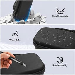IMENGINE® Case Geschikt voor Playstation Portal PS5 - inclusief Screenprotector - Hoesje Geschikt voor PlayStation Portal - Waterbestendige Reistas/Opbergtas -PS5 Portable Case - Beschermhoes - Zwart — thumbnail 7