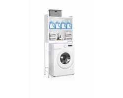 Ohana DT - Wasmachine Ombouw Kast - Wasmachine Meubel - Wasmachine Rek - 3 Ruime Opbergniveaus - 50 KG Draagvermogen -