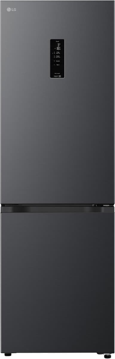 LG GBBSJ11DEP koel‑vriescombinatie Zwart met DoorCooling voor gelijkmatige koeling - Zero Clearance voor een naadloze pasvorm - MAXFit voor maximale opslagruimte - ThinQ bediening. Energieklasse D — afbeelding 1