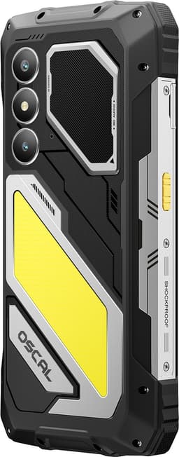 OSCAL PILOT 5 - Robuuste Smartphone - 5G - 36GB RAM - 256GB ROM - 6.67 inch 120Hz - 15000mAh Robuuste Telefoon - Android 16 - NFC - GPS - Geel — thumbnail 3