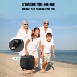 DnA® Mini vriezer - Diepvries - 4L - Mini Koelkasten - Zwart - ‎27cm x 16cm x 23cm — thumbnail 7