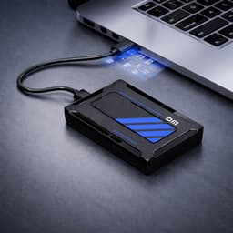 DM Externe harde schijf 500GB - Draagbare HDD - USB 3.2 Gen1 - Zwart — thumbnail 5