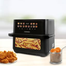 Kitchencook - Airmed 11 W - Airfryer XXL - 11L - 2000W - 14 Programma's - Kijkvenster - Zwart — thumbnail 1
