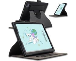 360 Graden Roterende PU Leer Case met Polsband voor 10.3 Inch E-reader Tabletbeschermhoes Inclusief Screenprotector