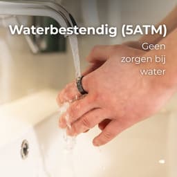 NOLATR Smart Ring LUX Slimme Ring – Stappenteller & Hartslagmeter – Goud – Maat 8 — thumbnail 5