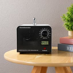 160 Ozongenerator voor Thuisgebruik (60 g/u) – Draagbare Luchtreiniger met Timer, Bereik van 400 m³/u – Compacte Luchtreiniger voor in Huis, Verwijdert Rook, Huisdiergeuren en Muffe Luchtjes – EU-stekker — thumbnail 4