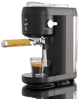 EAFC - Koffiezetapparaat – Espressoapparaat – Koffiemachine – Halfautomatisch – 20 Bar Pomp – Ingebouwde Melkopschuimer – 1,4L –Compact & Gebruiksvriendelijk - Zwart — thumbnail 3