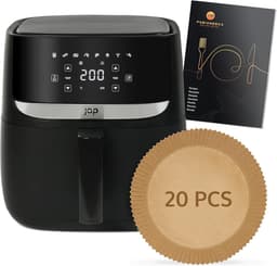 Airfryer XXL 5,7L - Heteluchtfriteuse met Gratis Receptenboek en Handmatige en Automatische Functies — thumbnail 1