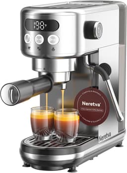 Espressomachine - Koffiemachine met Bonen - Espresso Machine - Koffiestation — thumbnail 1