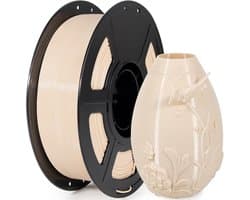 PETG Filament 1.75mm 1kg Beige voor 3D Printers, Hoge Maatnauwkeurigheid