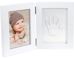 Happy Hands Double Frame Small Gipsafdruk Hand - 13x17 cm.