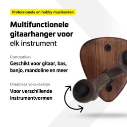 Garpex® Gitaar Wandbeugel - Uniek Ontwerp - Eenvoudige Installatie — thumbnail 2