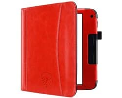 Hoesje Geschikt voor Tolino Vision 6 Sleepcover Luxe Hoes Rood