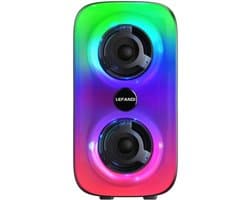 Draagbare Bluetooth Speaker met LED Licht en TWS Stereo Functie