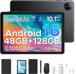 Aorlym P10 TAB - Tablet - 10,1 inch HD 90 Hz IPS - Android 16 - 48 GB RAM (8+40 GB) + 128 GB ROM - 7000 mAh - Dubbele luidsprekers - Volledige accessoirebundel met toetsenbord en stylus — thumbnail 1