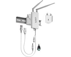 Industriële WiFi Bridge Repeater Extender met 2 RJ45 Poorten (2.4 GHz)