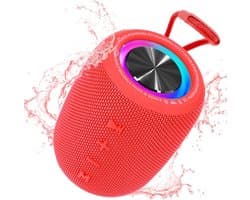 Draagbare Bluetooth Speaker met 20W Geluid, LED Lichtshows en IPX6 Waterdicht