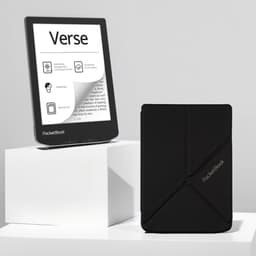 PocketBook Verse - E-reader - Mist Grey - Met Origami Zwart Hoesje - Voordeelbundel — thumbnail 1