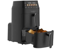 Nexxt Double Stack Airfryer – 2x 2.5L – Compact & Ruimtebesparend – 2 Gerechten Tegelijk – Ideaal voor Kleine Keukens