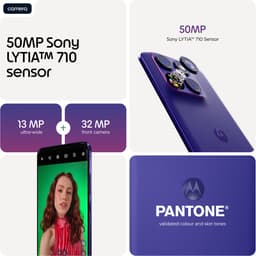 Motorola Edge 70 Fusion 5G - 256GB - Blauw — thumbnail 2